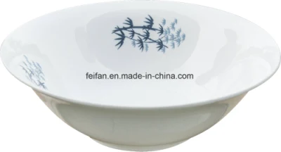 Scodella rotonda in ceramica di vendita calda con vari decori floreali