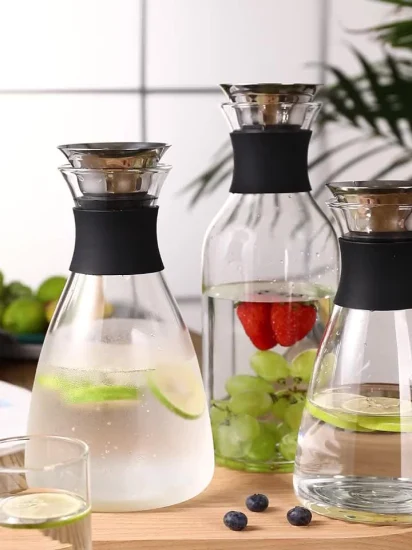 Nuovo design, bottiglia creativa in vetro borosilicato, bicchiere da caffè, tazza da caffè resistente al calore